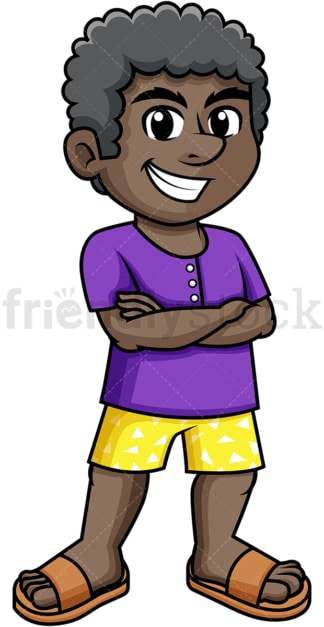 非裔美国人夏天穿的衣服。PNG - JPG和矢量EPS(无限缩放)。