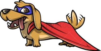 Wursthund Superheld。PNG - JPG和Vektor-EPS (unendlich skalierbar)。