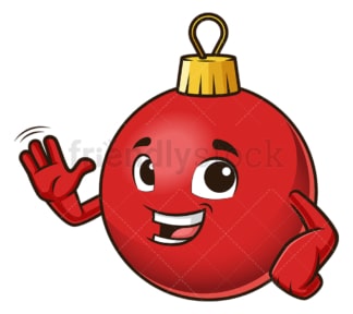 Christmas ball waving. PNG - JPG and vector EPS (infinitely scalable).